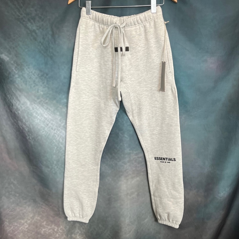 Fear of God Essentials Sweatpants‎ Light Heather Grey Joggers XXS NEW